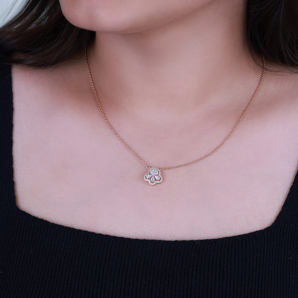 Diamond Blossom Pendant - Only