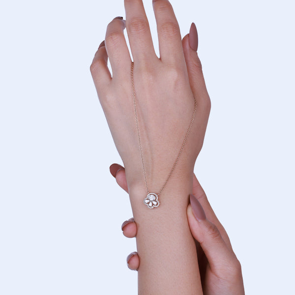 Diamond Blossom Pendant - Only