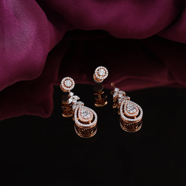 Petal Teardrops Stud/Dangling Earrings