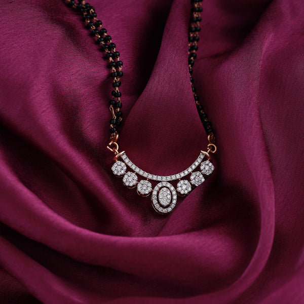 Oval Symphony Diamond Mangalsutra