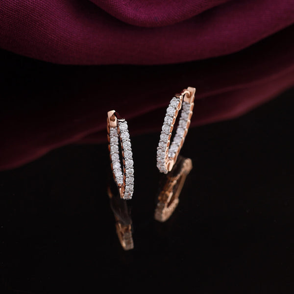 Tennis Hoops Earrings