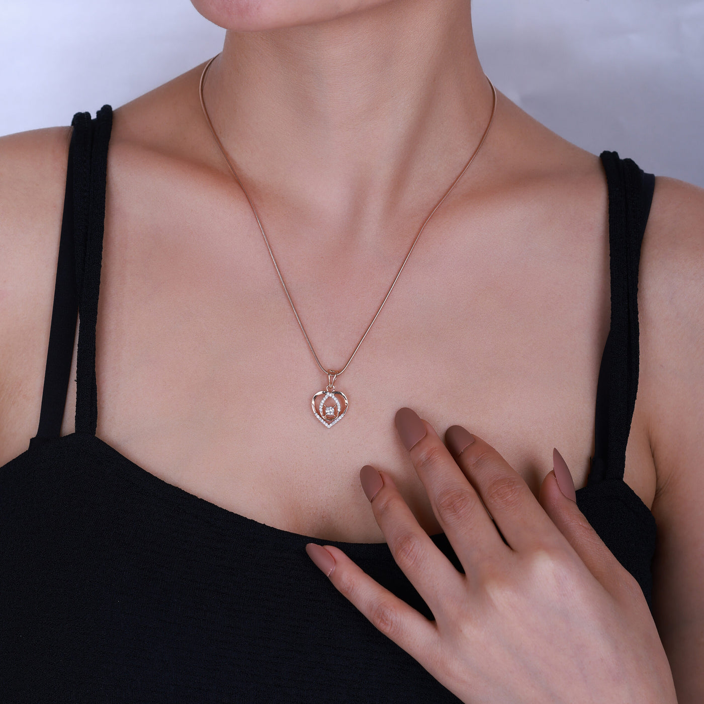 Radiant Love Diamond Pendant - Only