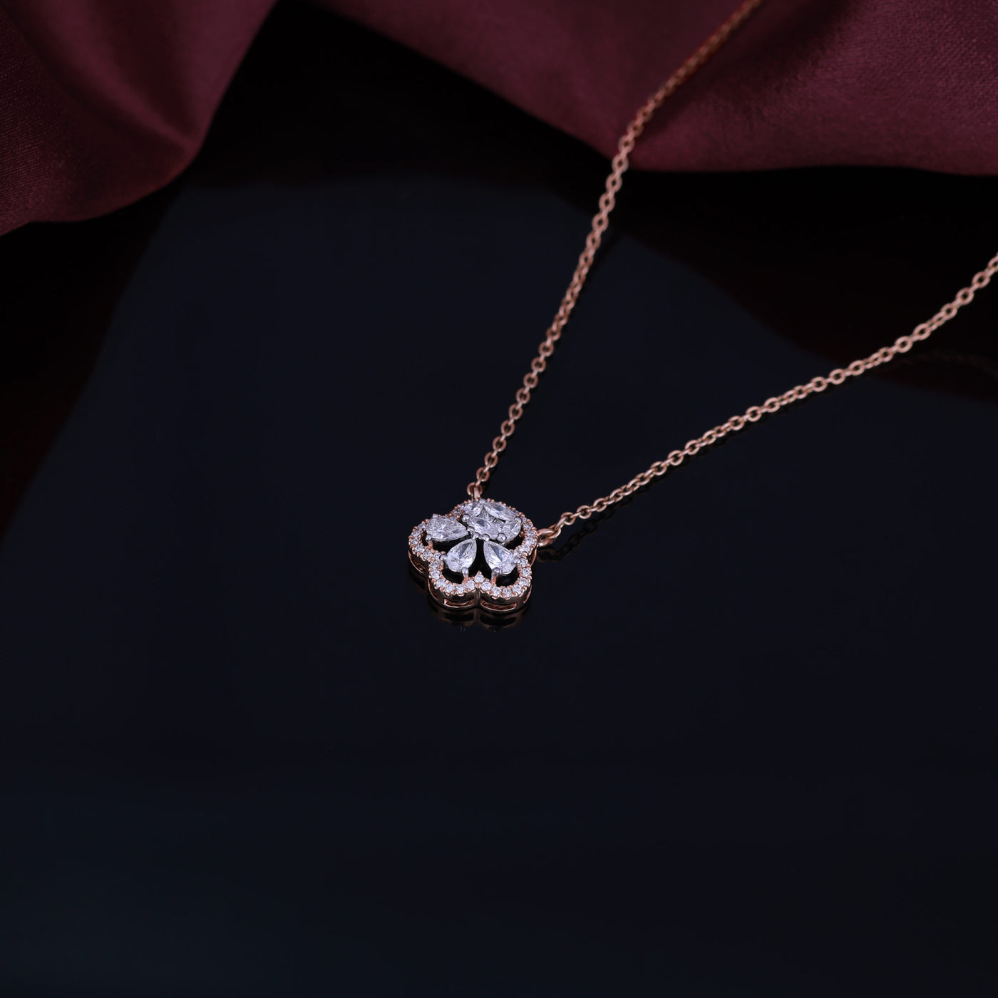 Diamond Blossom Pendant - Only