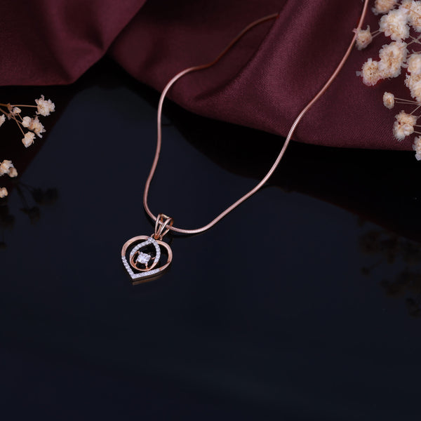 Radiant Love Diamond Pendant - Only