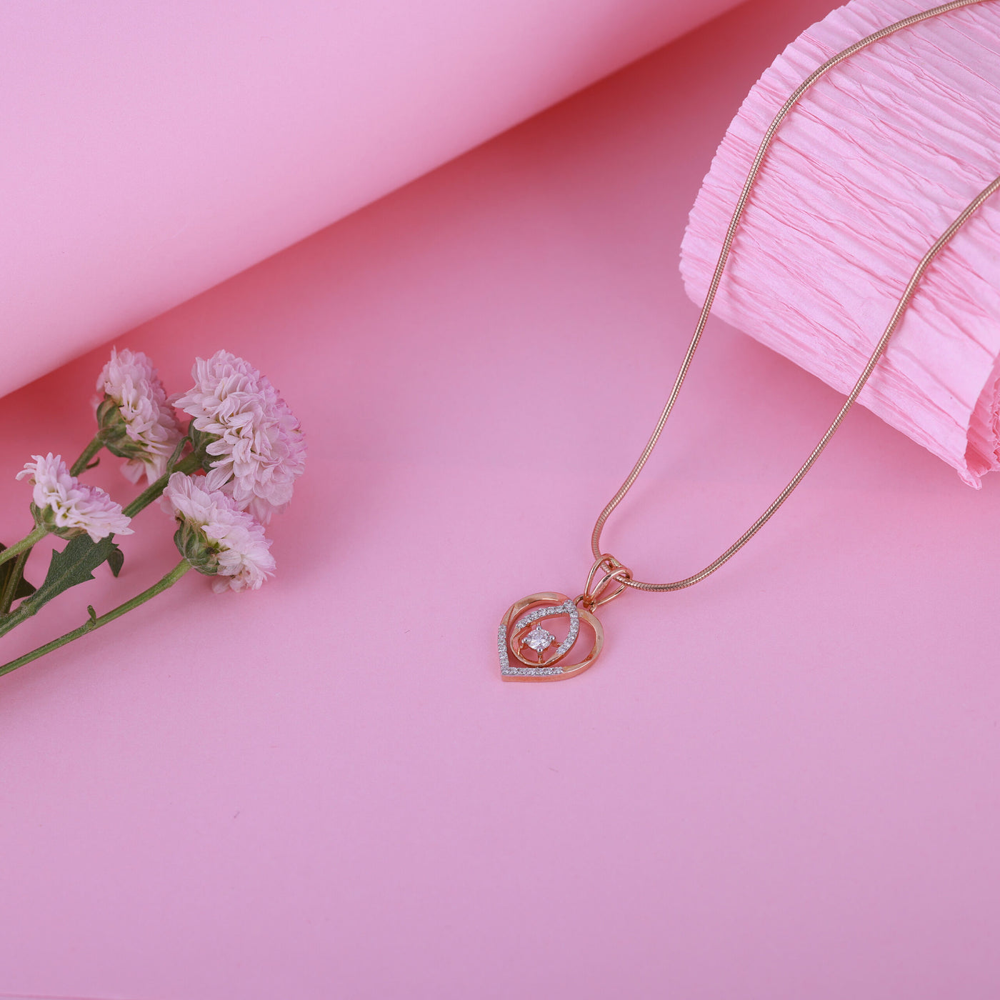 Radiant Love Diamond Pendant - Only