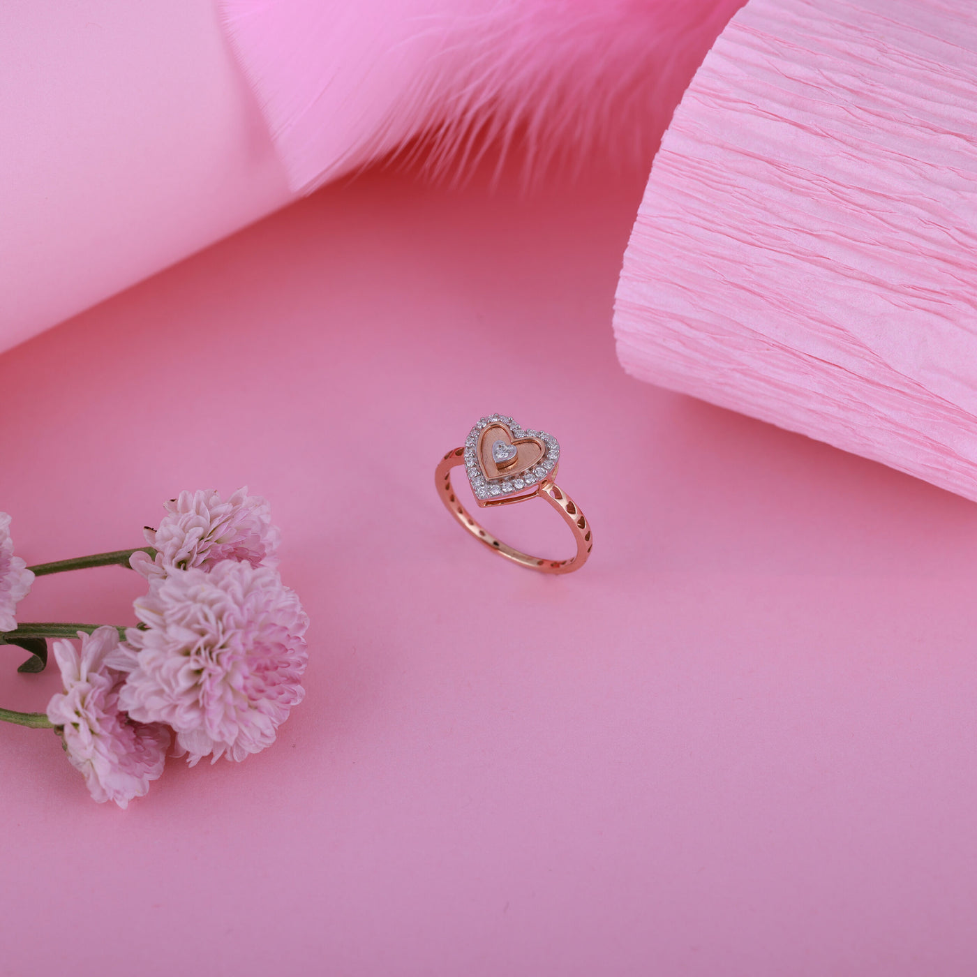 Forever Yours Heart Diamond Ring