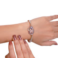 Lavendar Bloom Diamond Bracelet