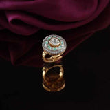 Regal Halo Diamond adjustable ring