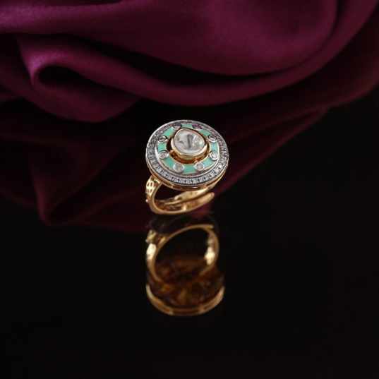 Regal Halo Diamond adjustable ring