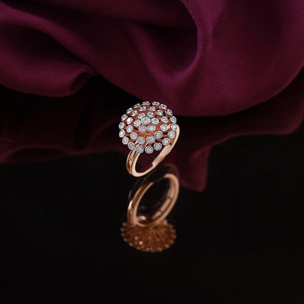 Dazzle Sphere Dimond Ring
