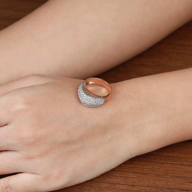 Princess Crown Diamond Ring