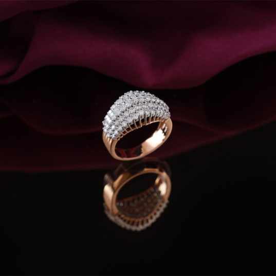 Princess Crown Diamond Ring