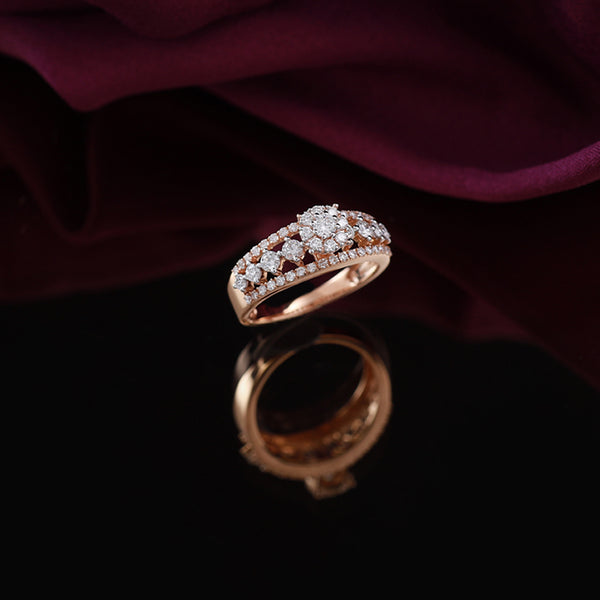 Cosmic Bloom Diamond Ring