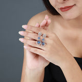 Blossom Loops Dangeling Diamond Earrings
