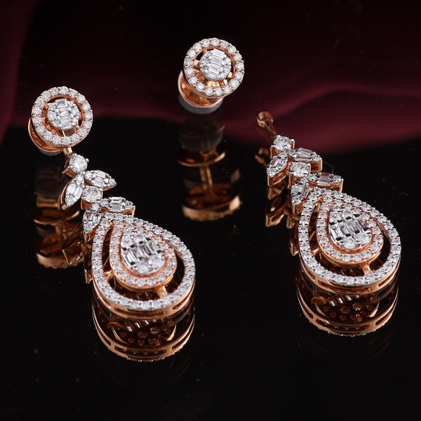 Petal Teardrops Stud/Dangling Earrings