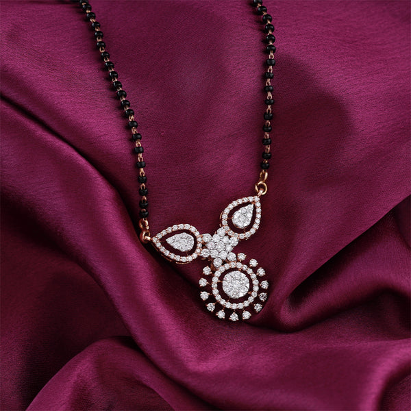 Floral Symphony Diamond Mangalsutra