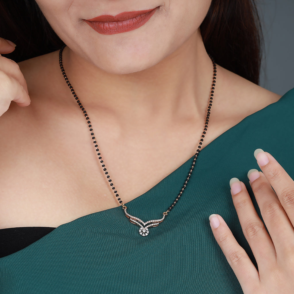 Wings of Elegance Diamond Mangalsutra