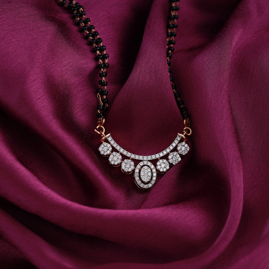 Oval Symphony Diamond Mangalsutra