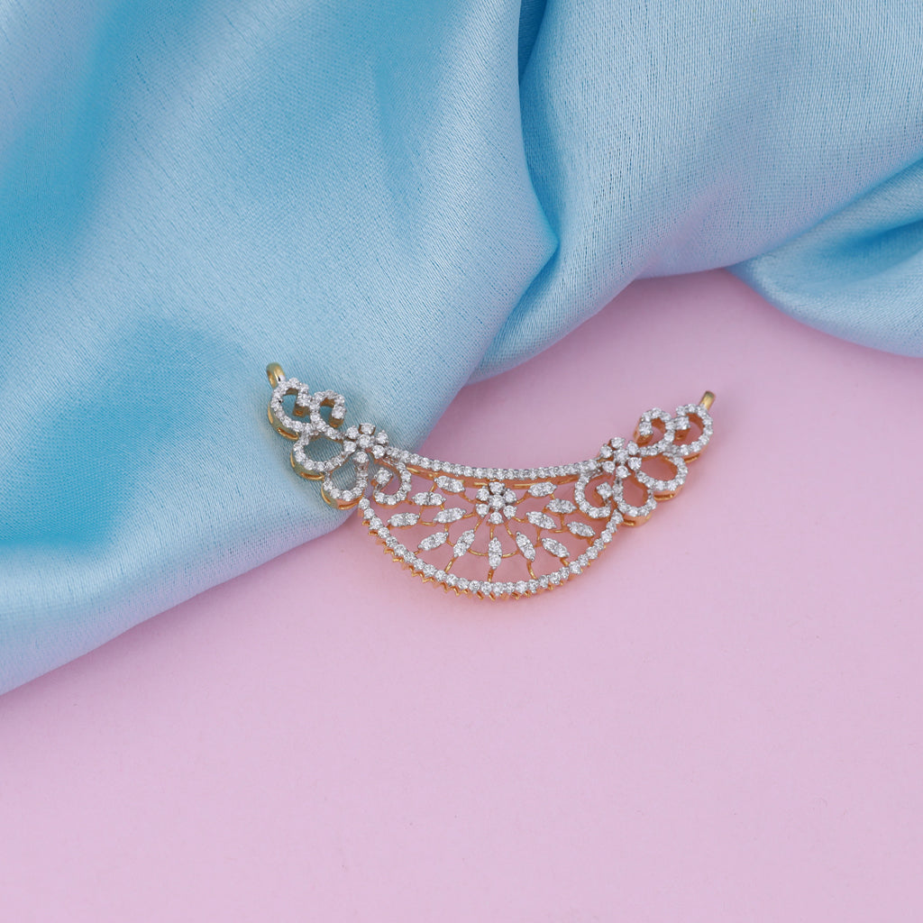 Crescent Grace Diamond Mangalsutra