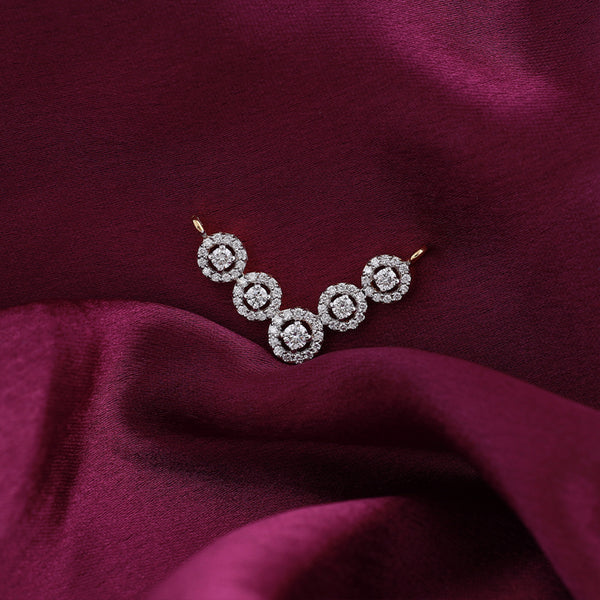 Radiant Rounds diamond mangalsutra