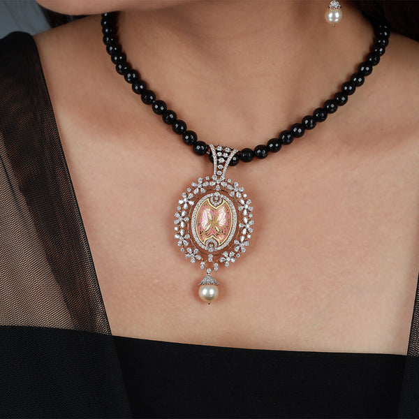 Victorian Grace Diamond Pendant - Only