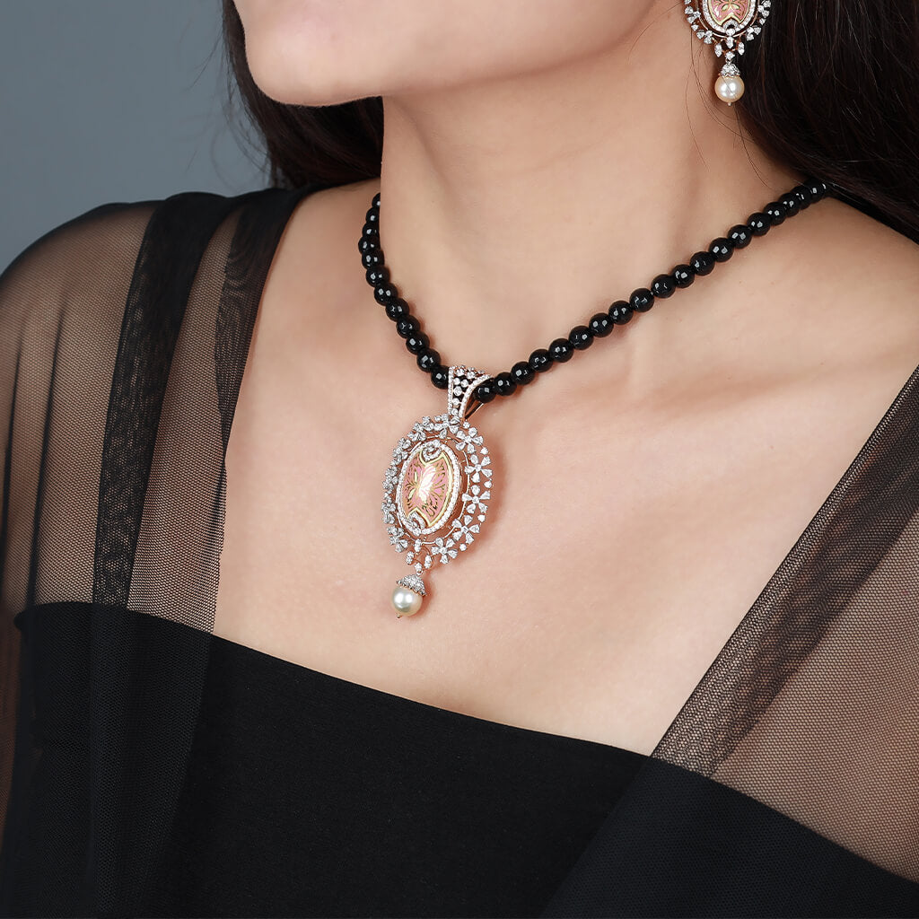 Victorian Grace Diamond Pendant - Only