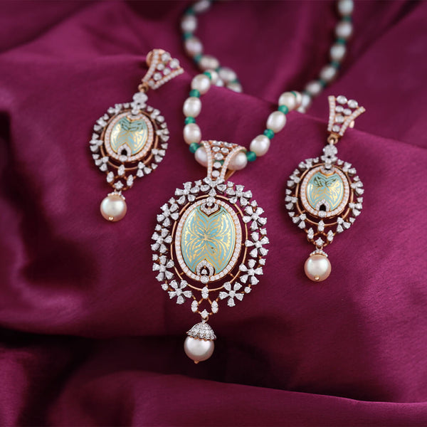 Victorian Grace Diamond Pendant - Only