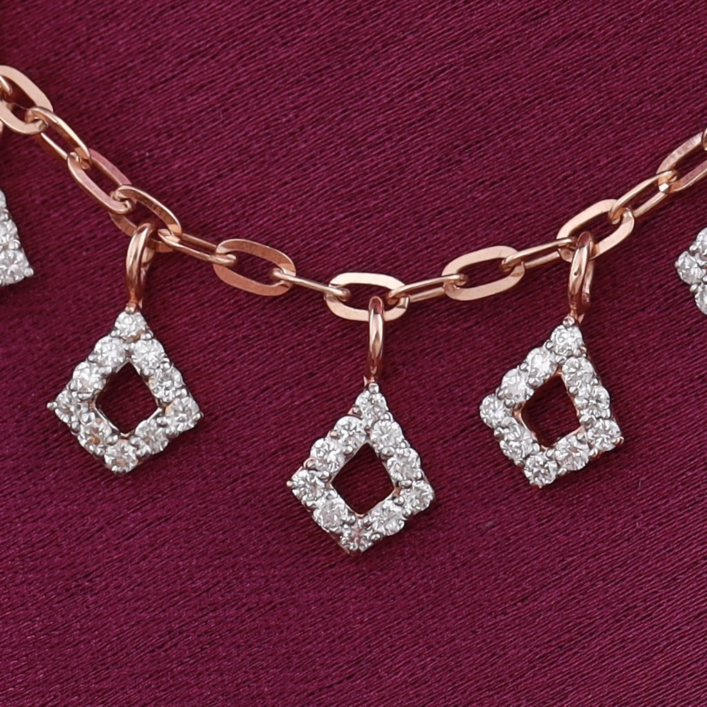 Cosmic Chimes Diamond Necklace