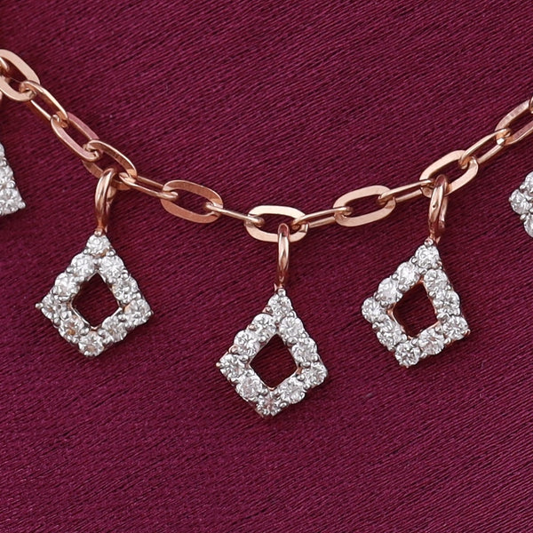 Cosmic Chimes Diamond Necklace