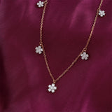 Flower Elegance Diamond Necklace