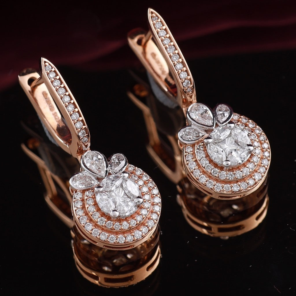 Cosmic Flora Hoops Earrings