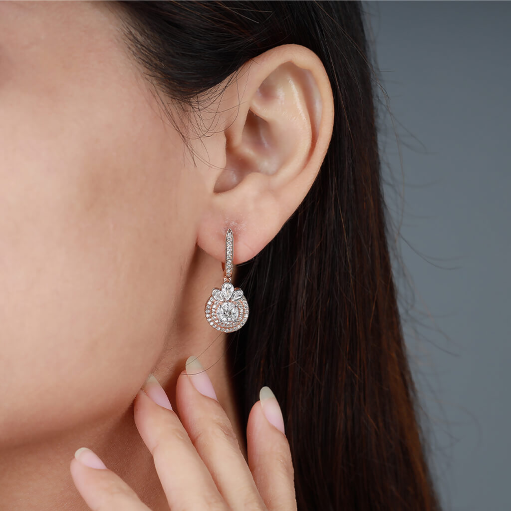 Cosmic Flora Hoops Earrings