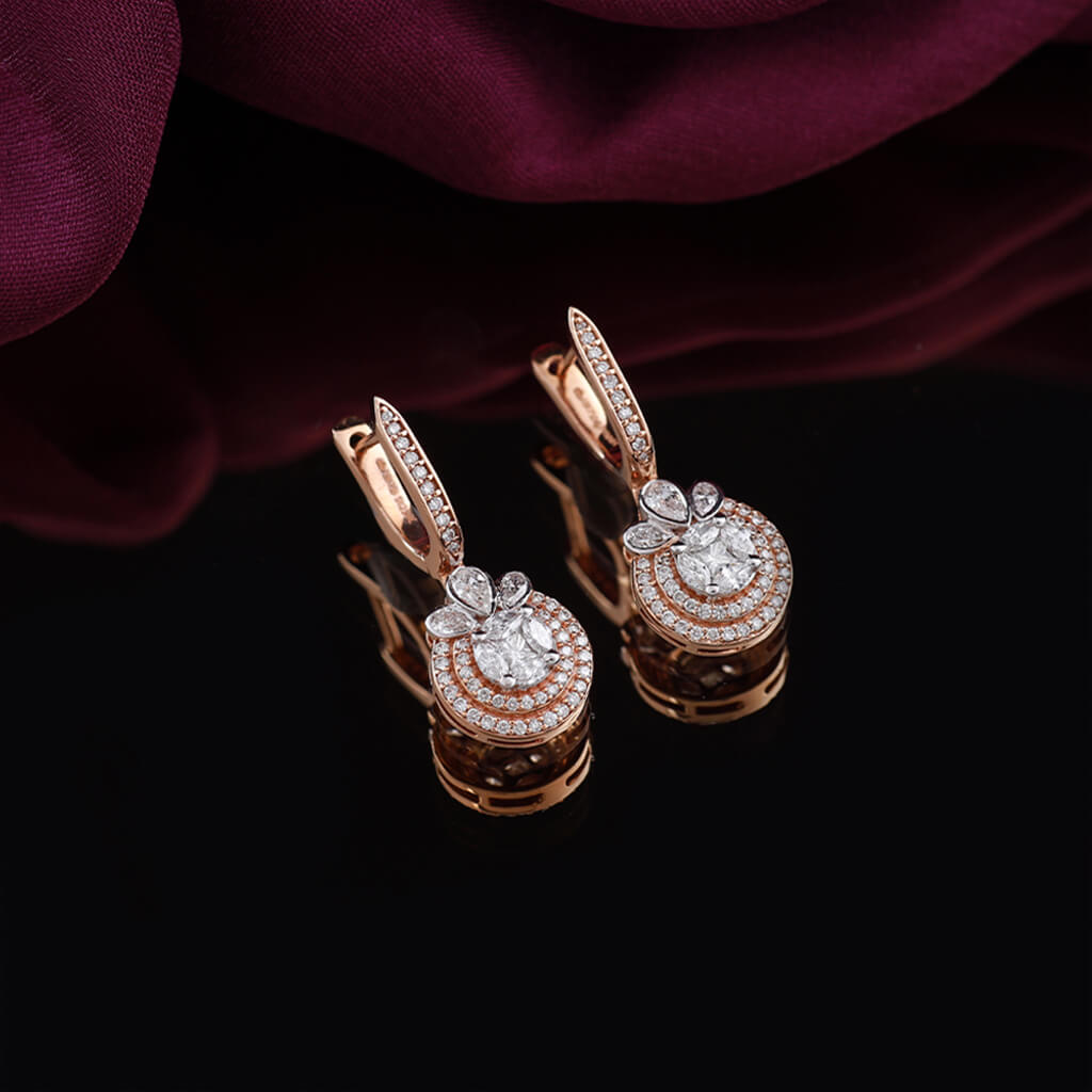 Cosmic Flora Hoops Earrings