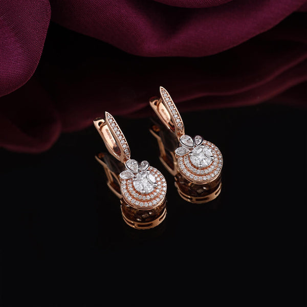 Cosmic Flora Hoops Earrings