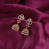 Flower Jhumka Dangling Earrings
